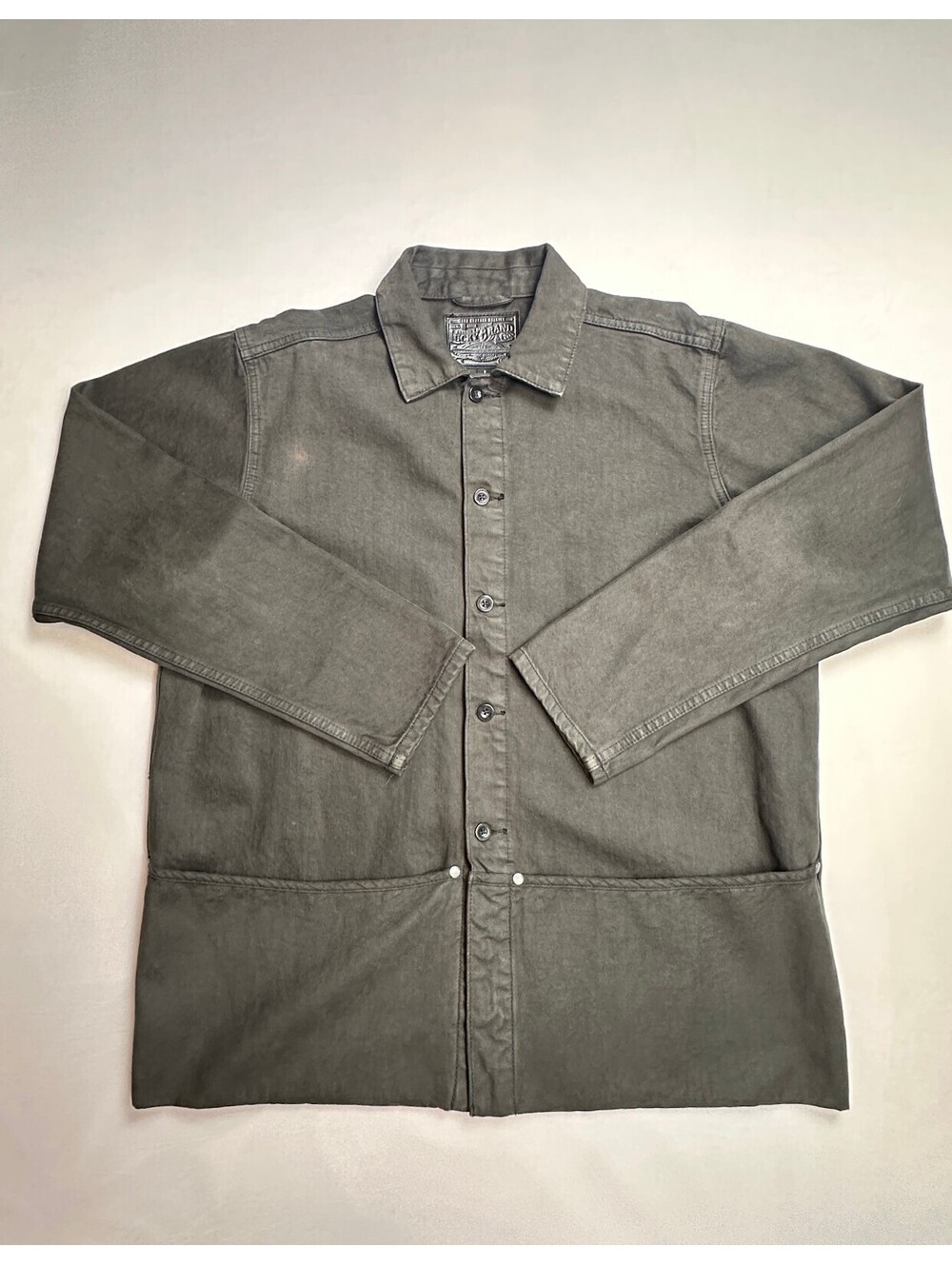 Lucky Brand Men's L Gray Rugged Workwear Shirt Jacket Chore